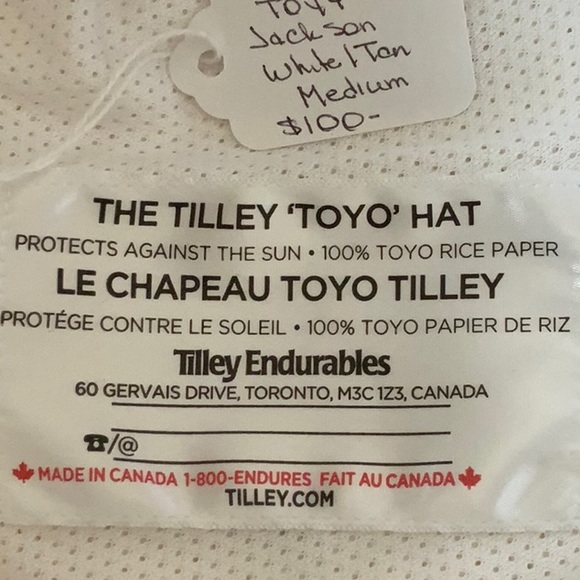 Tilley JACKSON TOY4 Fedora - White/Tan - Picture 15 of 16
